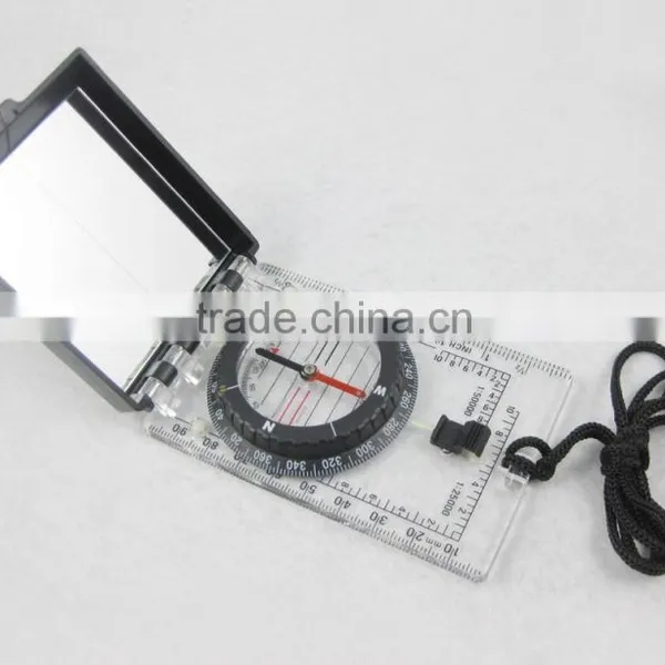Map Mirror Compass With Built in Clinometer/Transparent Camping Map Compass Quality Choice photo-2