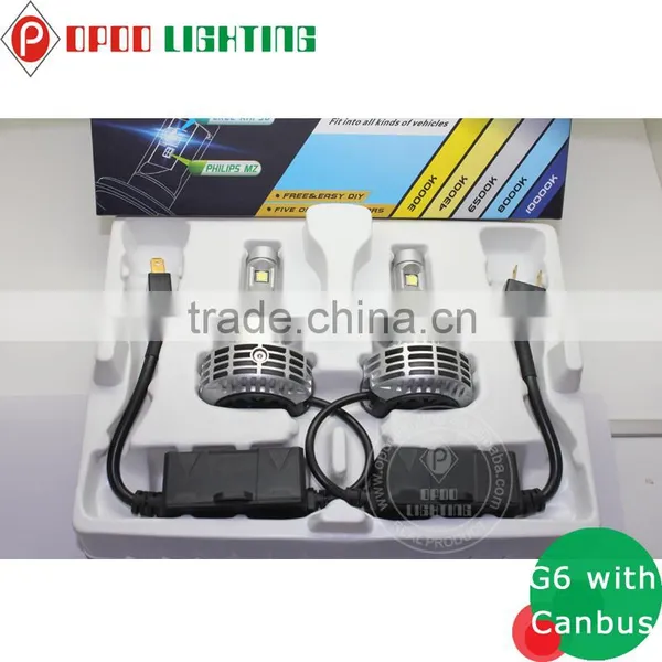 Bright 6th DIY Color 3000LM 9004 Led Motorcycle Headlight photo-5