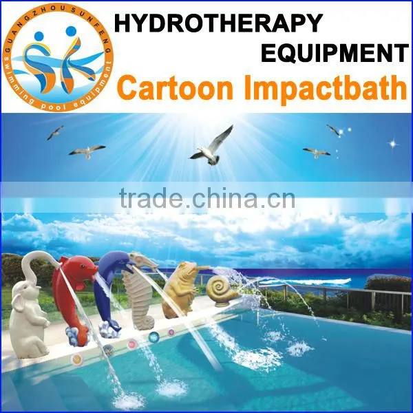 Cartoon Spa Impact Bath / Pool Spa Jet / Swimming Pool Massage Jet