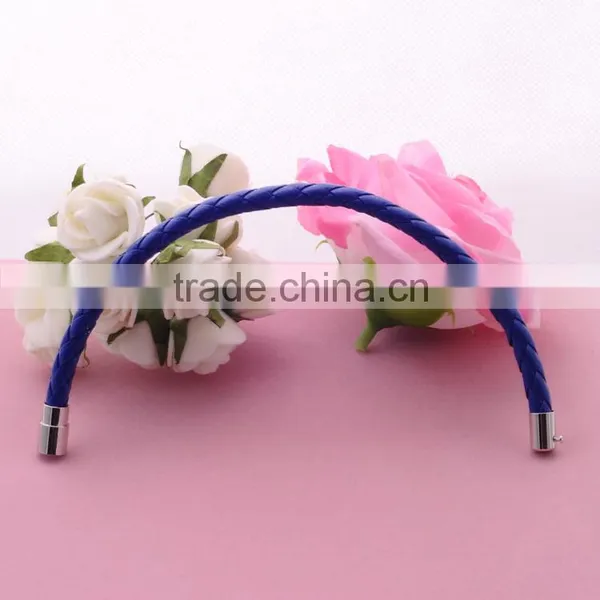 Antique Classical Leather Bracelet Alloy Button Jewelry Nnisex Multicolor Trendy Wholesale Leather Bracelet/ photo-6