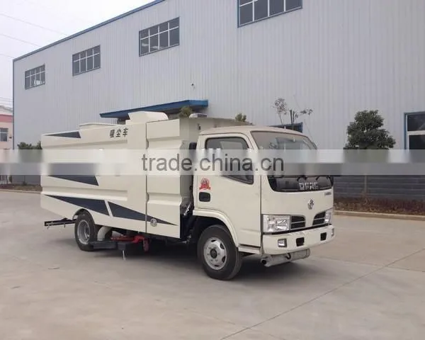 Hot-selling Dongfeng 4m3 Vacuum Road Sweeper Truck photo-4