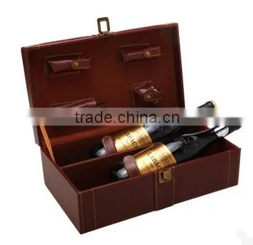 Leather Wine Box