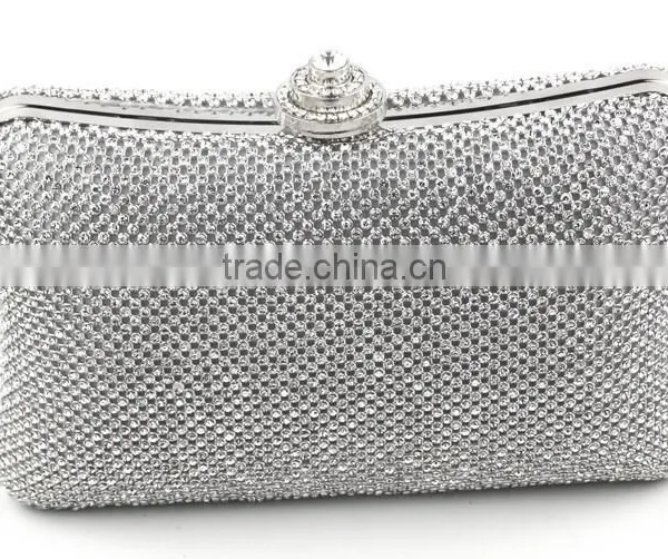2015 Popular Diamond Crystal Women Clutch Evening Bag