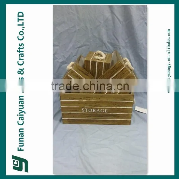 Factory Derectly Sale Handmde Wooden Baskets With Handles