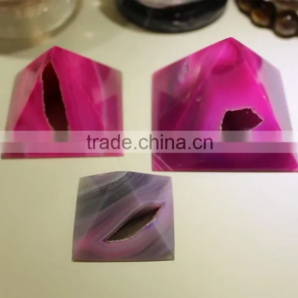Gemstones Agate Pyramids for Decor photo-5