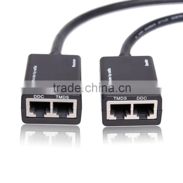 35M Extender HDMI Over Cat5 Cat6 Cable up to 35M HDMI Extender 1080p With Exquisite Appearance photo-5