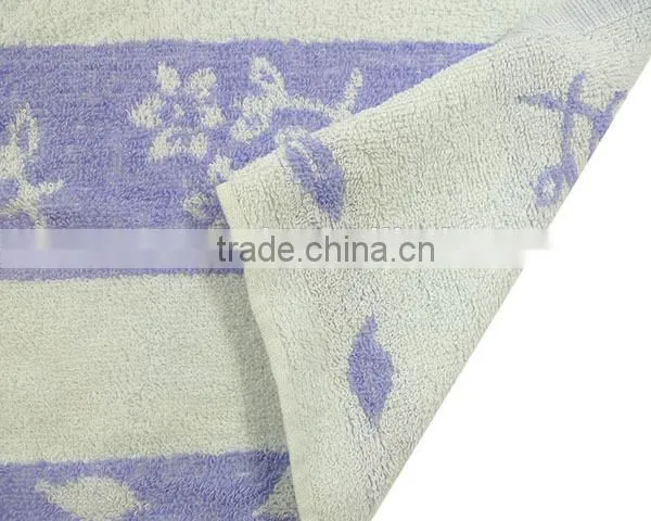 Fresh Leaf Pattern Cotton Jacquard Hand Towel photo-6