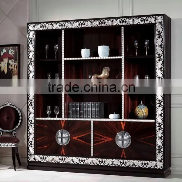 Living Room Furniture Frech Stlye Furniture Wooden Desktop Bookcase for Sale photo-3