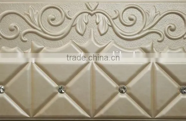 2016 Hot Selling 3D PVC Interior Decorative Wall Panel Faux Leather Panel, Partition