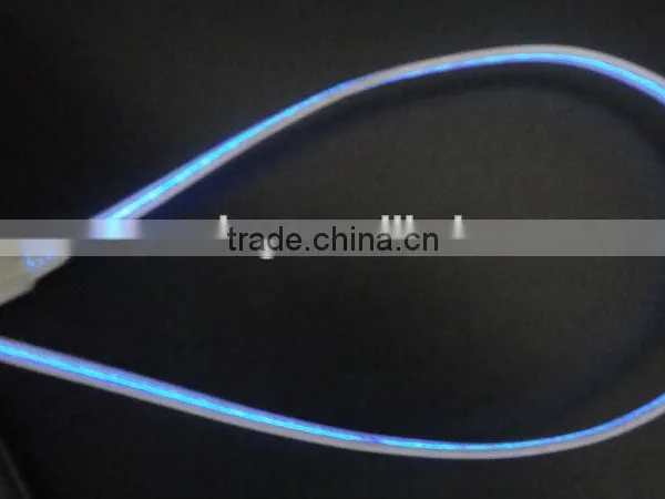 USB EL Wire for Computer-mobile Charging and Data Transmission Language Option French photo-5