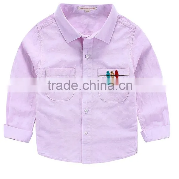 The Boy Embroidery Wholesale Cartoon Cotton Long Sleeve Shirt photo-2