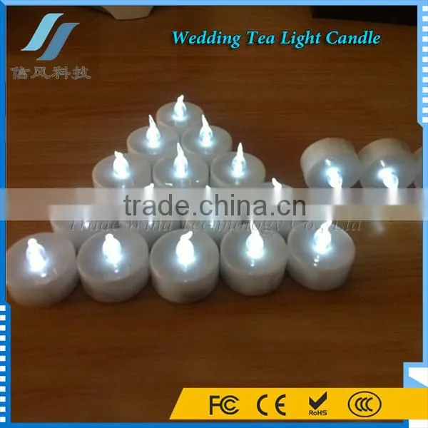 White Flameless Tea Light Candle LED Decorative Candle for Wedding Holiday Birthday Party Christmas photo-3