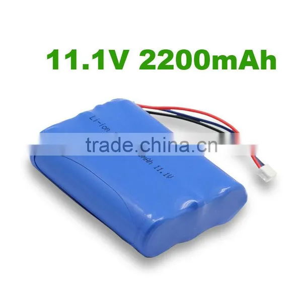 3s1p 11.1V 2200mAh Li-ion Battery