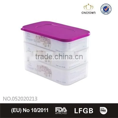 3 Layers Crisper Promotional Item BPA Free Food Container Spain