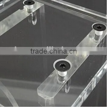 Floor-standing Clear Modern Design Acrylic Podium for Church photo-3