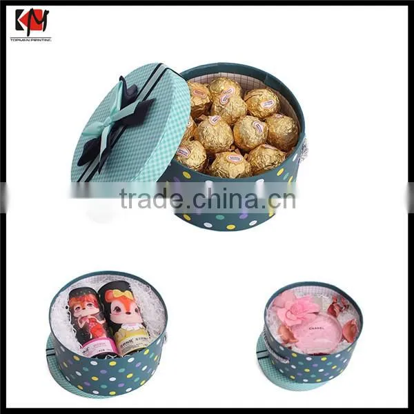 Wholesale Customized Cardboard Gift Box With Handle Recylable Flower Box photo-3