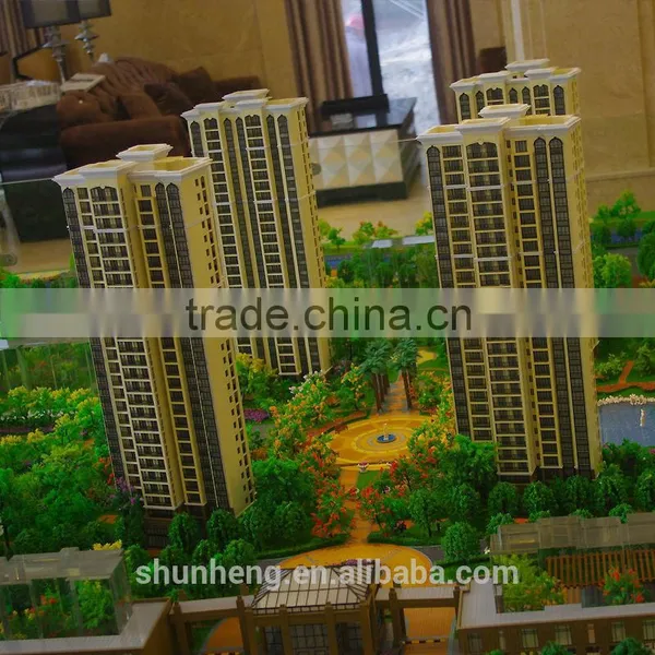 Acrylic , Plastic 3D Architectural Model, Miniature House Model photo-3