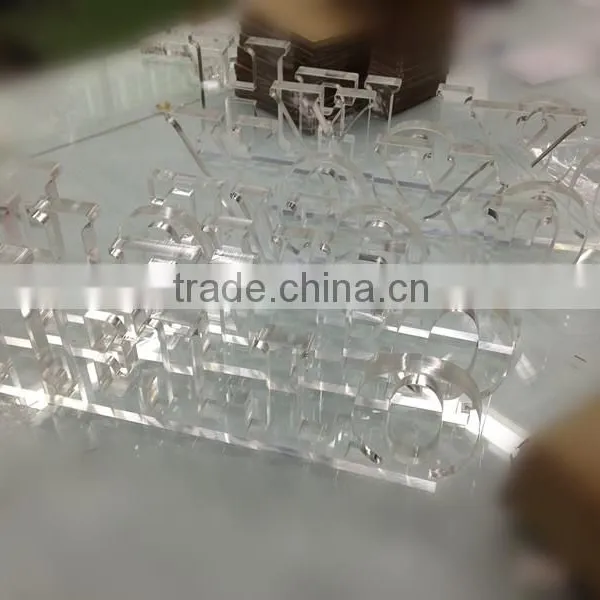 Wholesale Acrylic Decoration 3d Acrylic Letter Sign photo-2