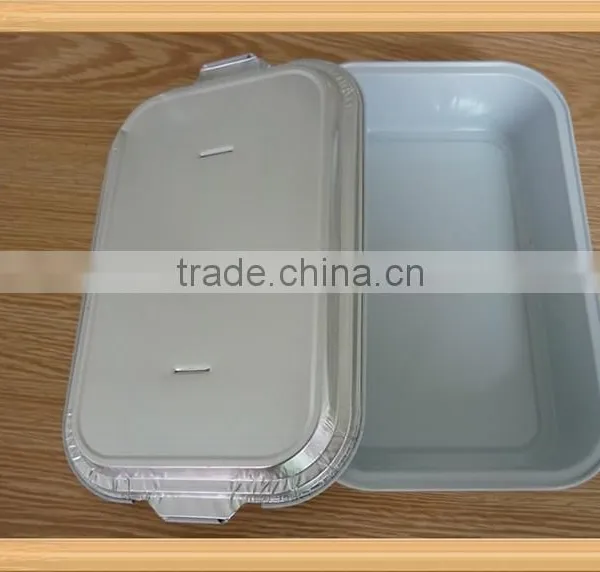 High Quality Coated Smooth Airline Wall Aluminum Foil Container Carboard Lid photo-3