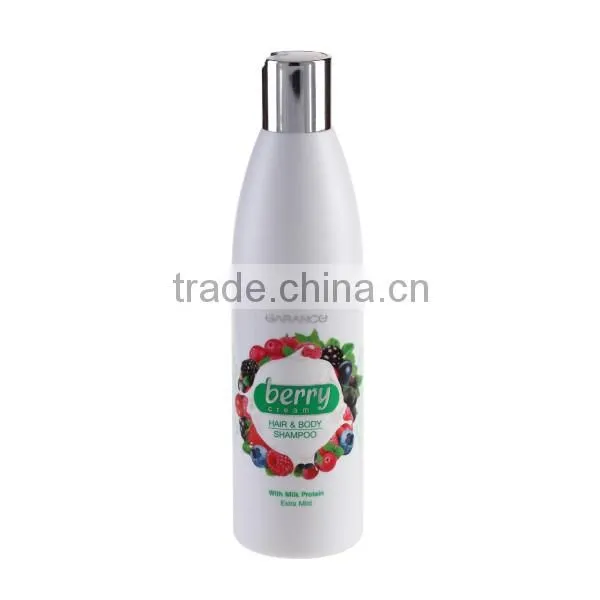 Hair & Body Shampoo "Berry Cream" - 300ml. Made in EU. Private Label Available