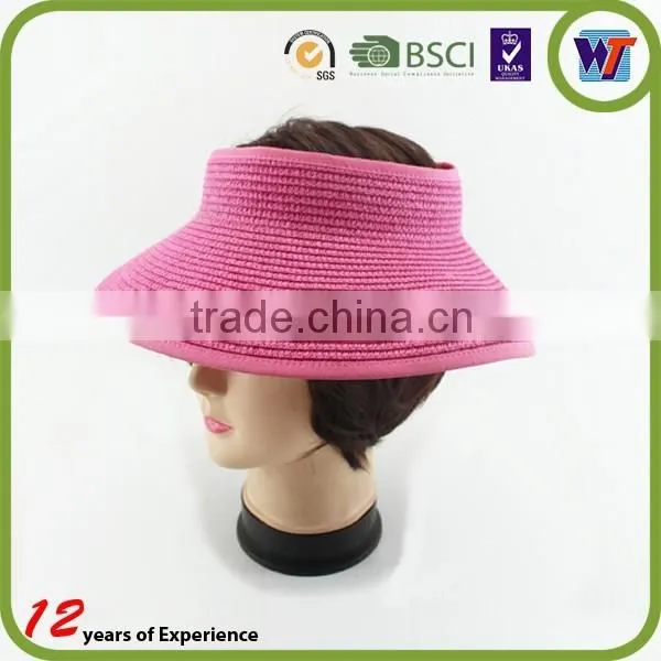 Wholesale Custom Waterproof Sun Visor Cap Short Plaid Visor Caps photo-4