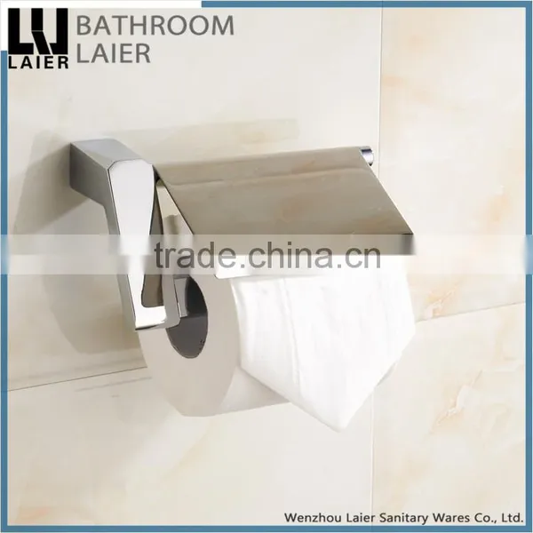 18733 Modern Kitchen Design China Goods Wholesale Chrome Plated Bathroom Accessory Set Toilet Paper Holder photo-5
