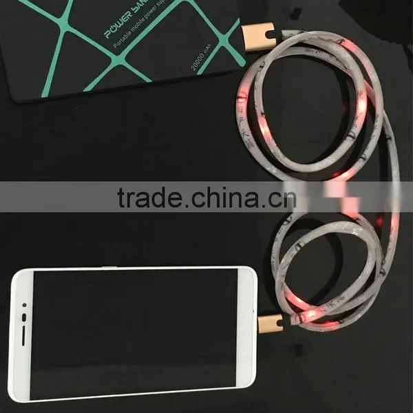 Wholesale Lighting Shoelace Usb Cable Led Chargers Cable for Iphone Cable photo-2