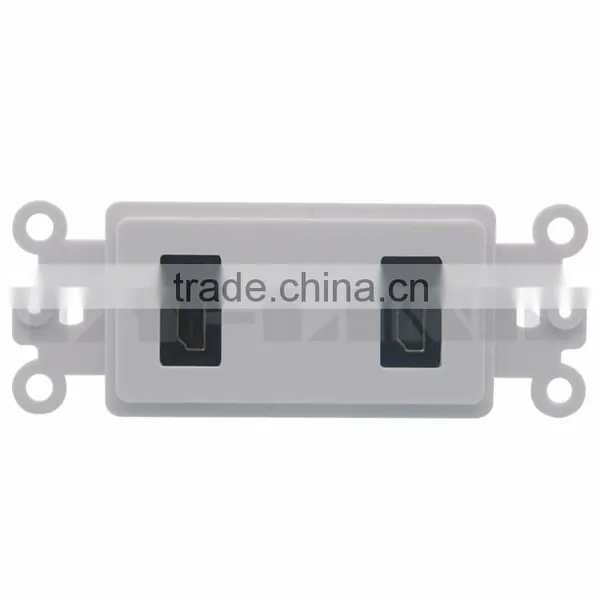 Dual HDMI Female to Female Inner Face Plate Wall Plate