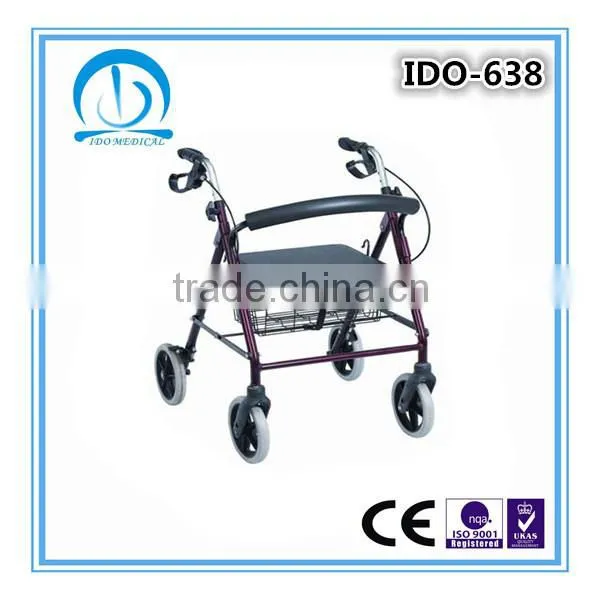 Foldable Aluminum Rollator Walker