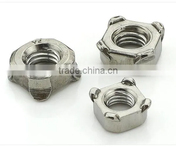 Stainless Steel DIN929 DIN928 Hex Weld Nuts/ Square Weld Nut photo-4