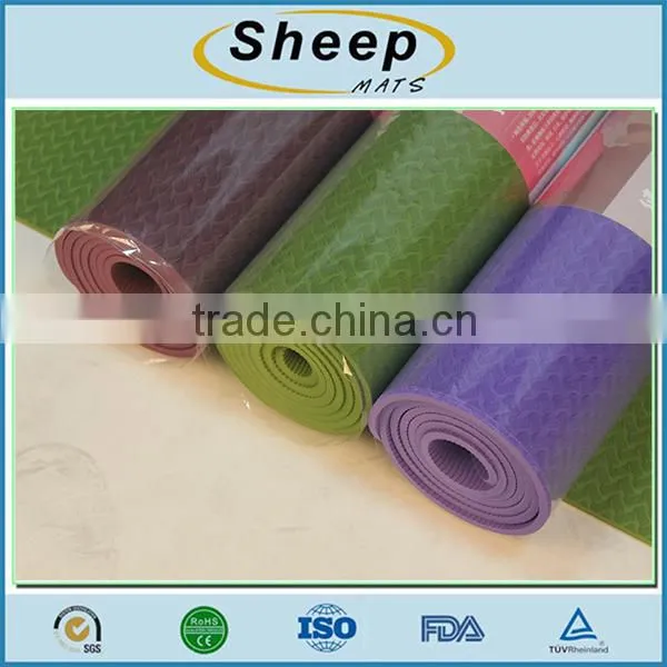 Portable Floor Exercise Not Deformed Gym Yoga Mat Fabric photo-2