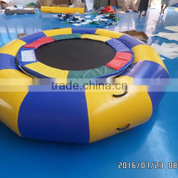 Hot Sale for Water Games Inflatable Trampoline With Steel Tube Spring photo-2