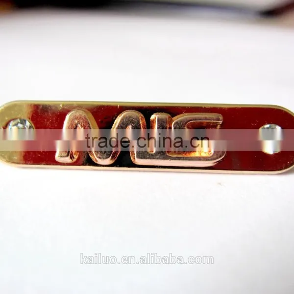 Two Color Design Jeans Metal Label/metal Plate in 2016