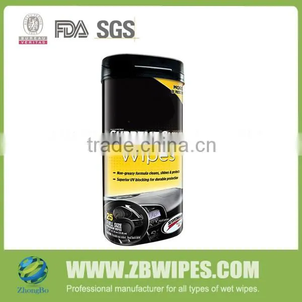 Pre-moistened Car Cleaning Cloth Wipes