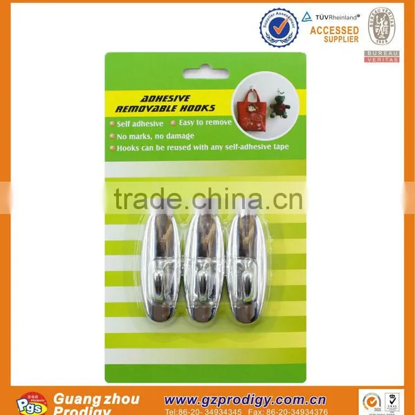 Clear Plastic Hooks Adhesive Plastic Hooks Clear no Screws no Mark Adhesive Plastic Hook Removable Wall Hook photo-5