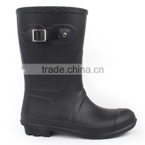 2015 Buckle Colourful Clear Pvc Women Cheap Plastic Rain Boots photo-5