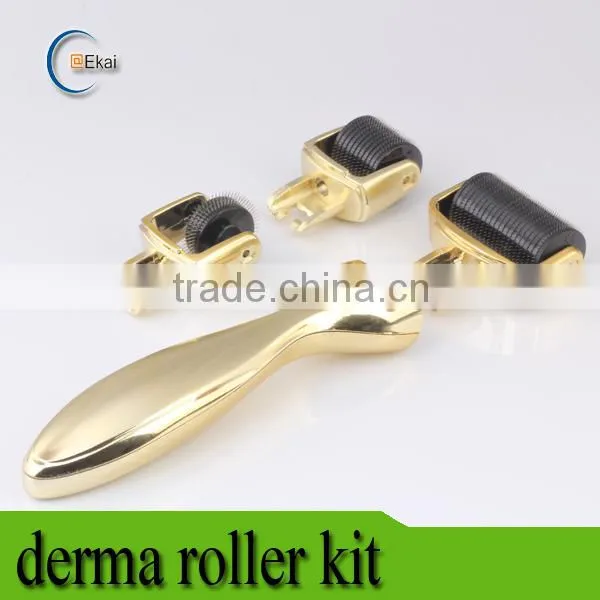 0.5mm Eyes Roller 1.0mm Face Roller 1.5mm Body Roller Dermaroller 3 in 1 photo-2