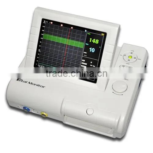 RFM-300A Portable 8.4 Inch Fetal Monitor With TOCO Ultrasonic Transducer Fetal Mark for Baby Heart photo-3