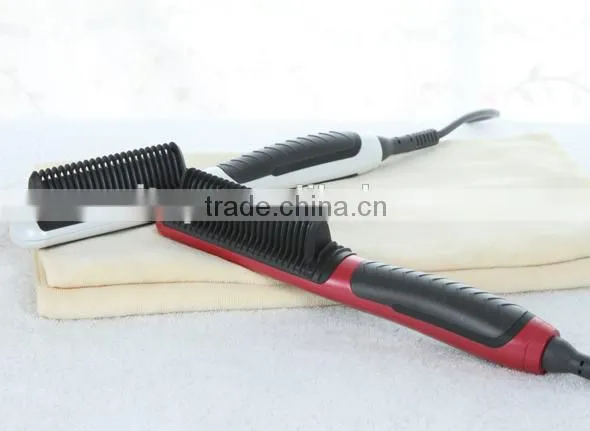 Fashion Professional Natrual Hair Straightener Brush Electric Hair Comb photo-6