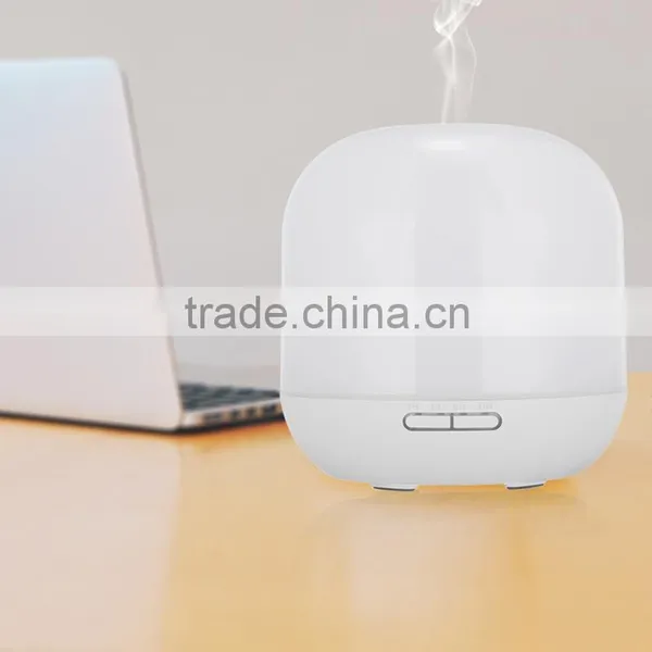 Wholesale Music 300ml Timing Function 7 Color Led Light Air Humidifier,wooden Aroma Diffuser photo-4