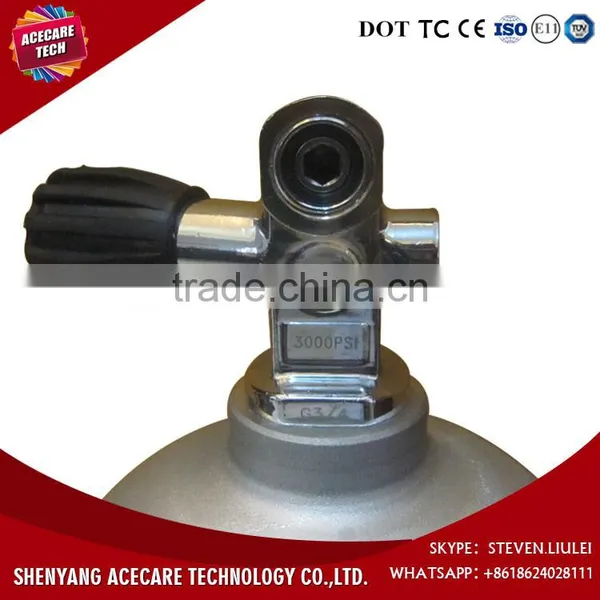 12L-20Mpa/200 Bar High Pressure Aluminum Diving Cylinder/Tank With Diving Valve Scuba Diving Tank photo-4