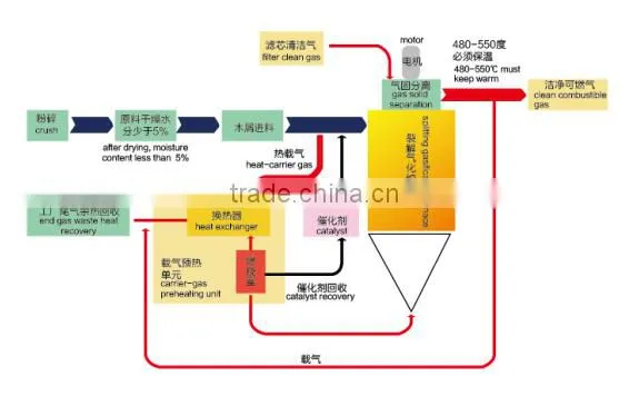 Biomass gasification plant