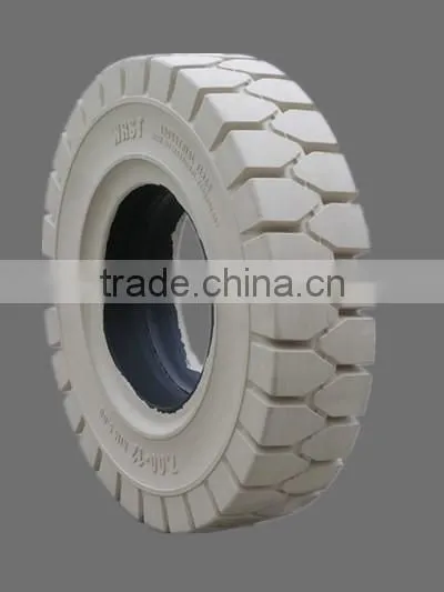 Top Quality Non Marking Tires Forklift Solid Rubber Tires Yantai WonRay Solid Tires Factory photo-5