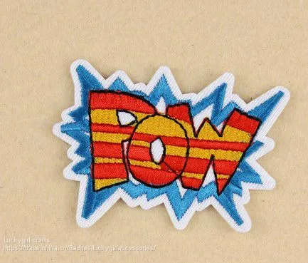 Hot Selling Disney Factory Made Black Tin Button Badge Children Embroidery Badge With Pin photo-5