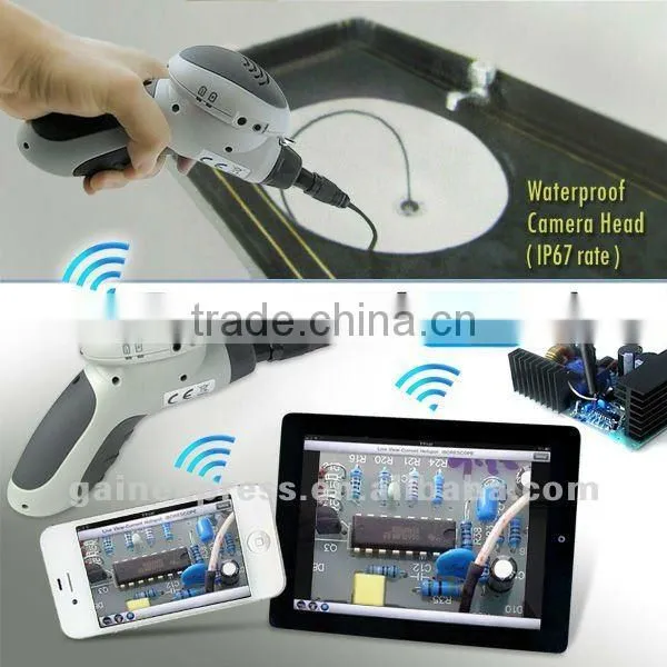 WiFi Endoscope 1M Cable Borescope 9.8mm Waterproof Camera Head Support Android IPad IPhone Surveillance Video Inspection photo-3