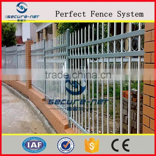Used Wrought Iron Gate Grill Fencing for Garden With Three Rails