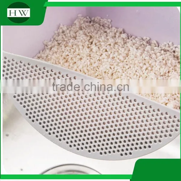 Multipurpose Plastic Manual Fruit Vegetable Rice Sifter Wash Washing Basin Strainer Sieve Bowl Basket With Handle photo-5