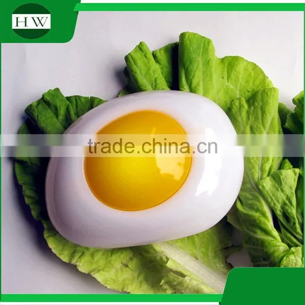 Plastic Mini Decorative Poached Fried Egg Battery Operated Sensor Led Study Reading Desk Table Touch Night Light Lamp photo-2