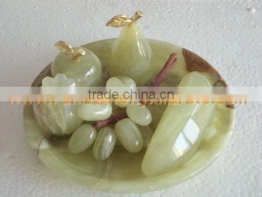 PAKISTAN SUPPLIER Hot Sale Popular ONYX FRUITS PLATES HANDICRAFTS photo-3