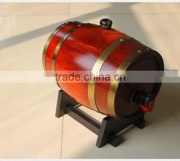 High Quality Luxury New Arrival Handmade Unfinished Wooden Wine Barrel photo-5